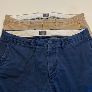 J Crew Men’s stretch chino (2pk) size 31/21